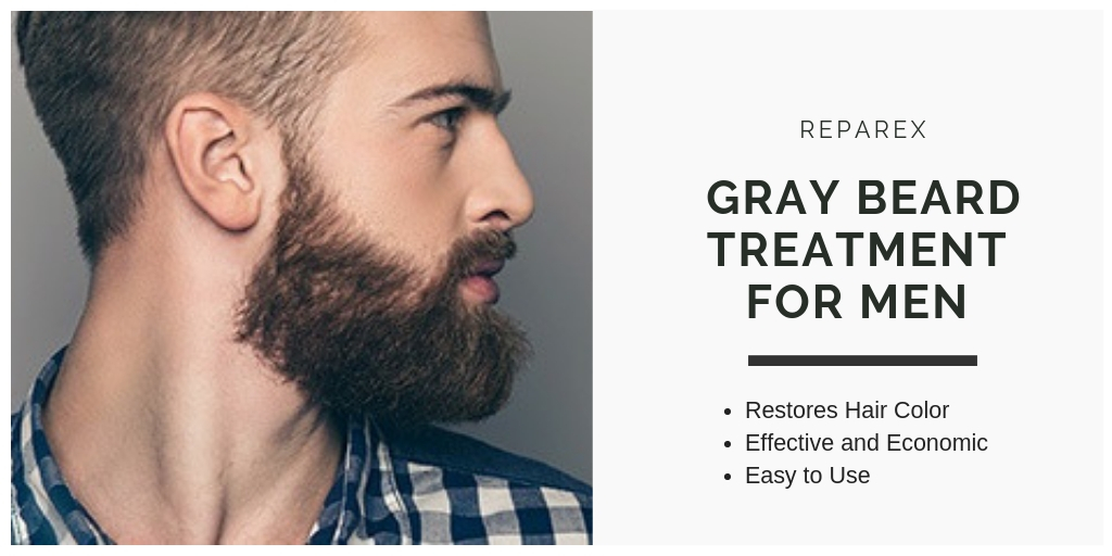 Easy to use Gray Beard Treatment for Men |